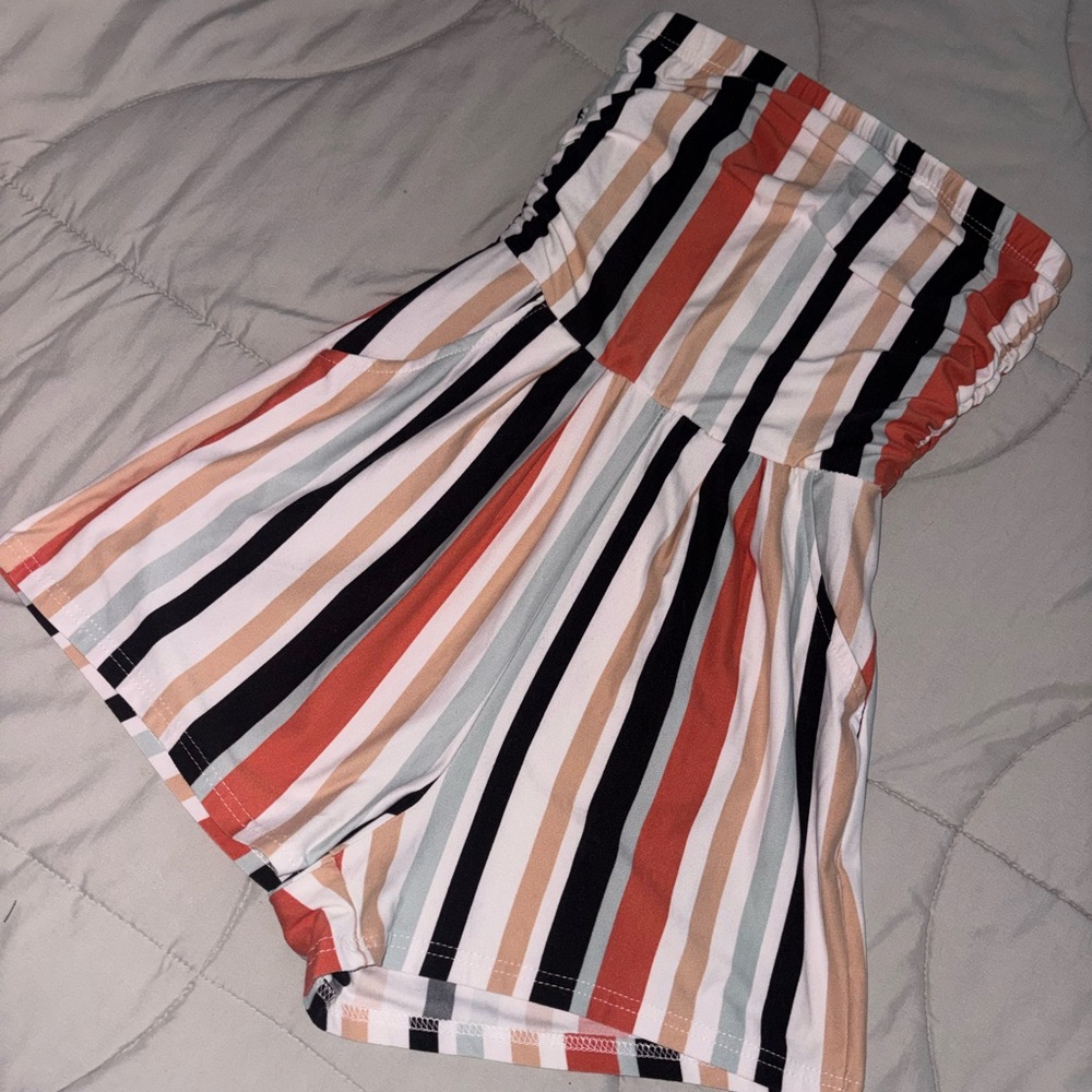 Justify Women's Striped Romper